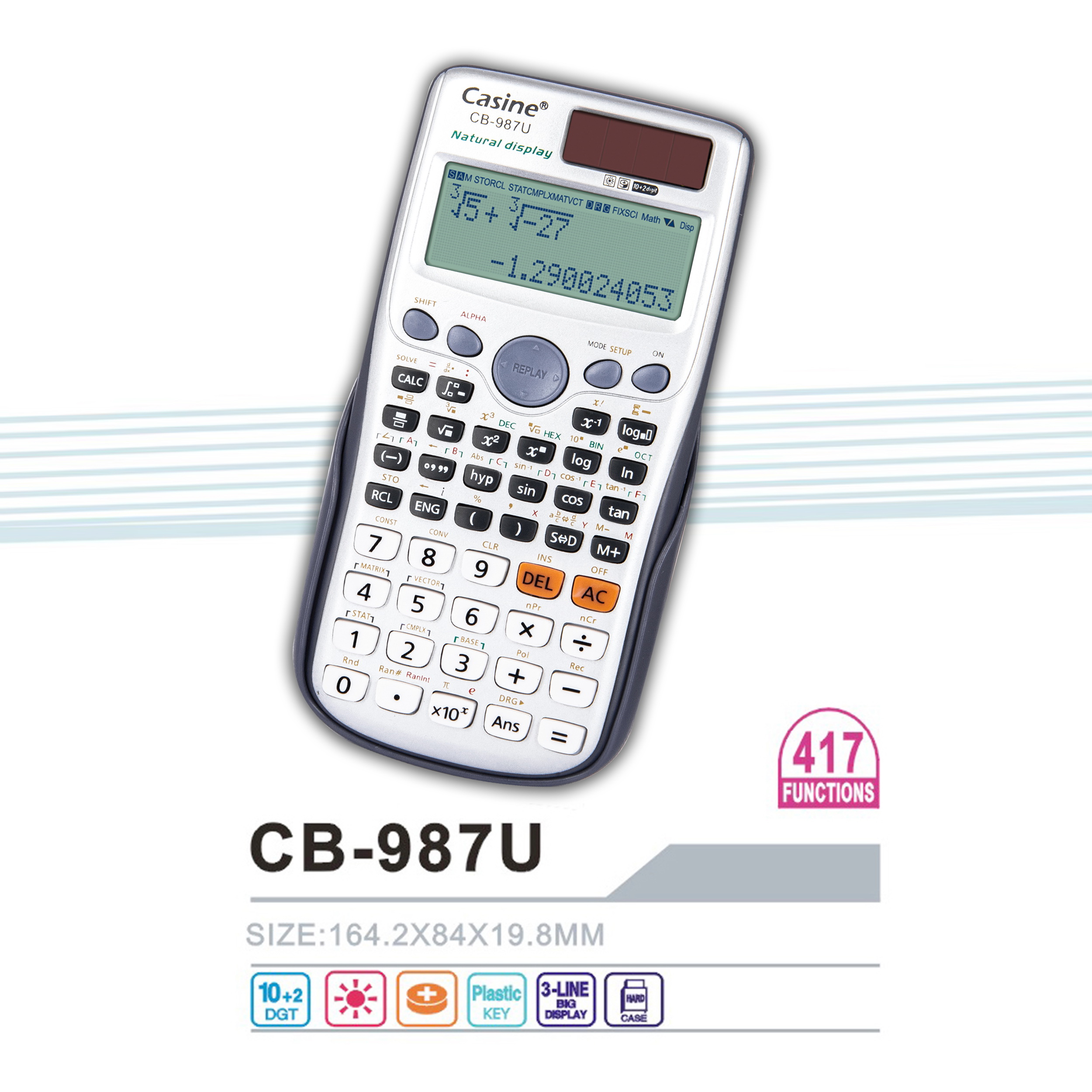 CB-987U - Scientific Calculator with Natural Text Display