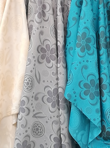 Jacquard curtain is used in home textile