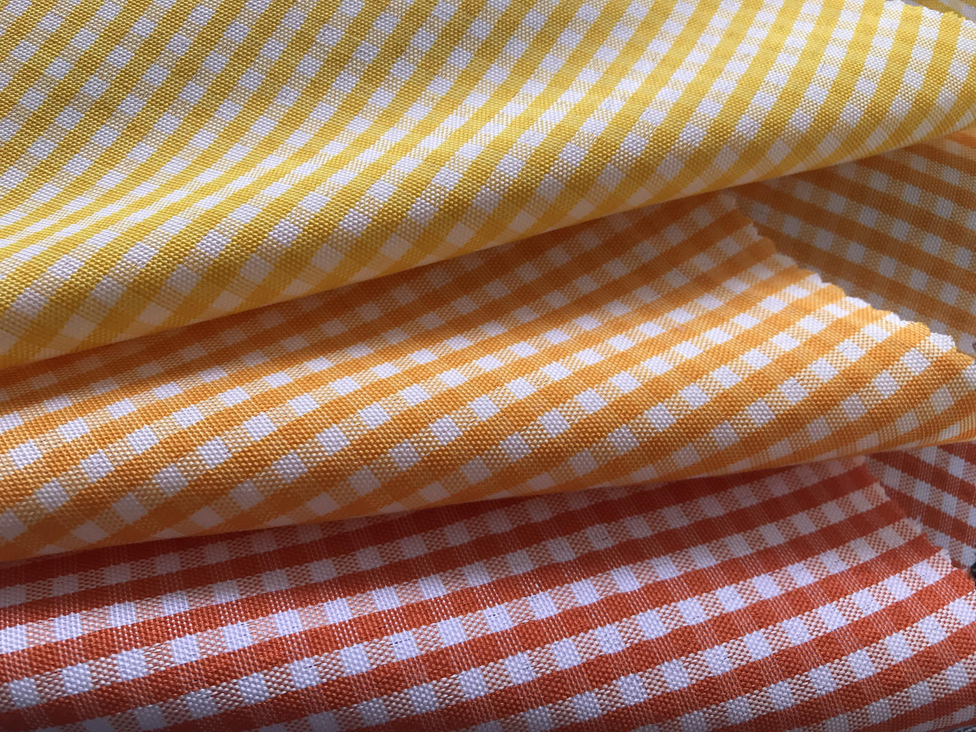 300d Checked Fabric Bright Colors