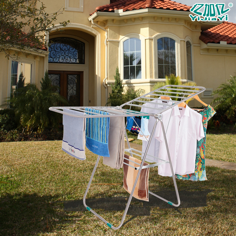 Stainless steel butterfly luandry rack