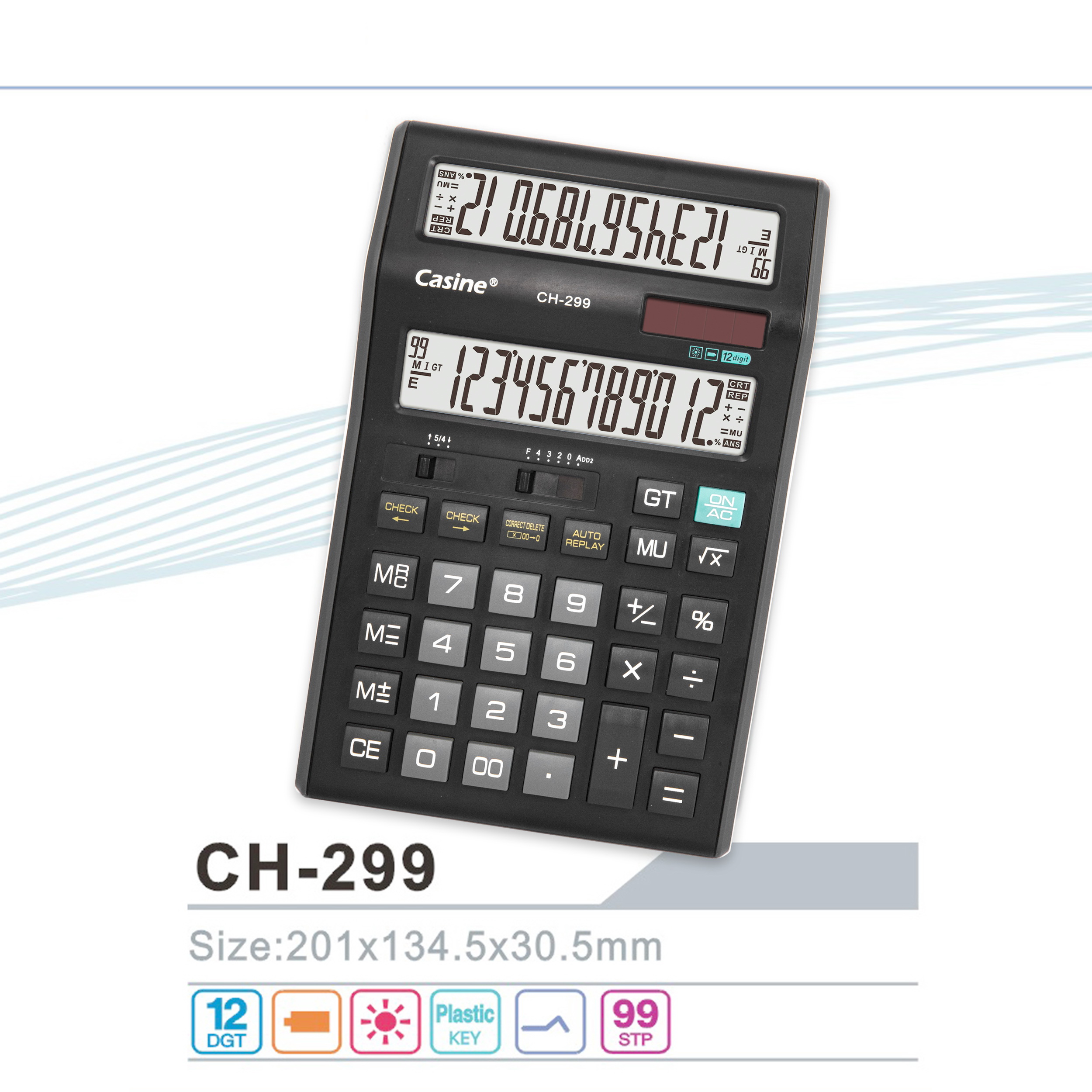 CH-299 - double display calculator desktop calculator-Casine