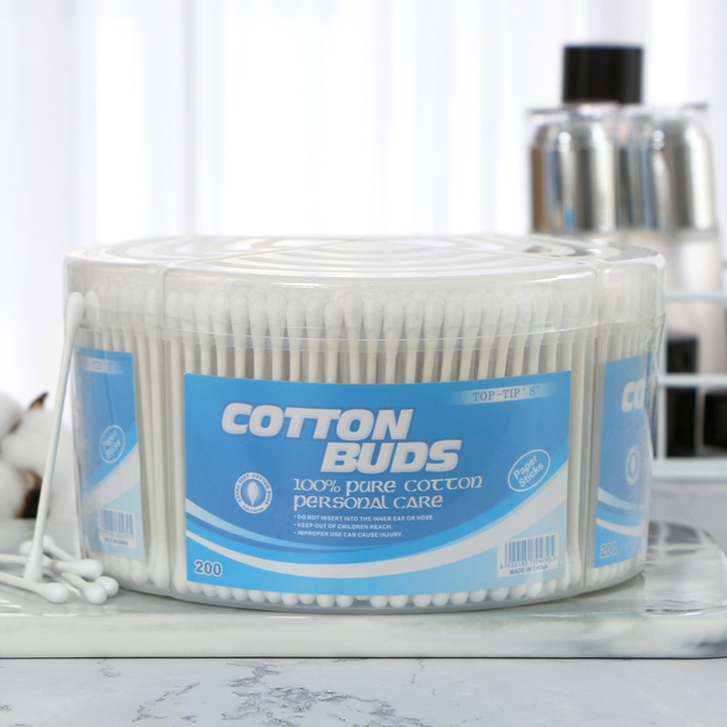 #1 A Paper cotton buds in monobloc canister