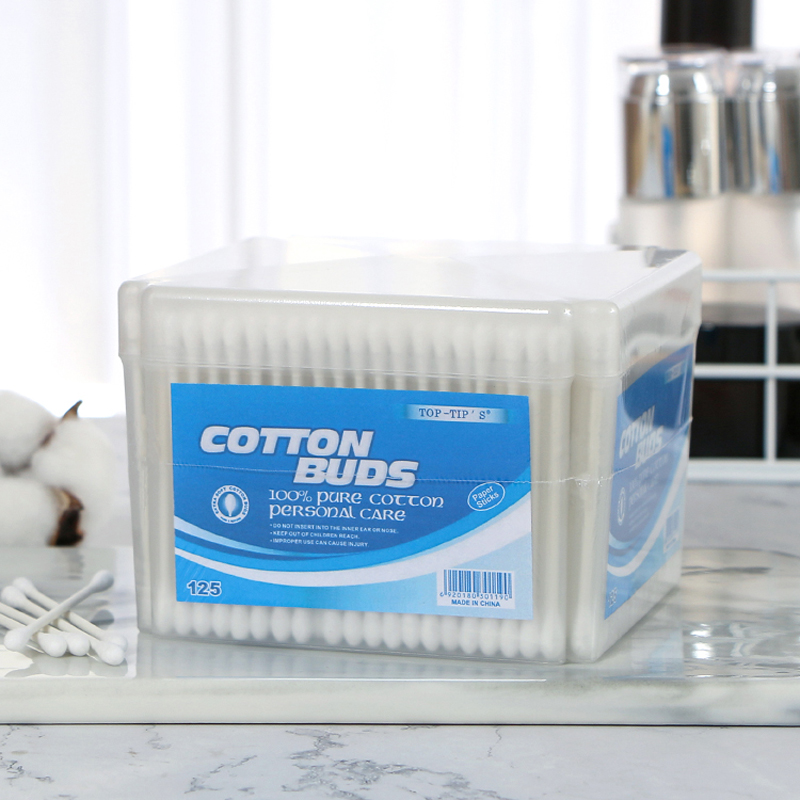 #1 A Paper cotton buds in monobloc canister