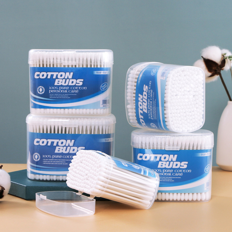 #1 A Paper cotton buds in monobloc canister