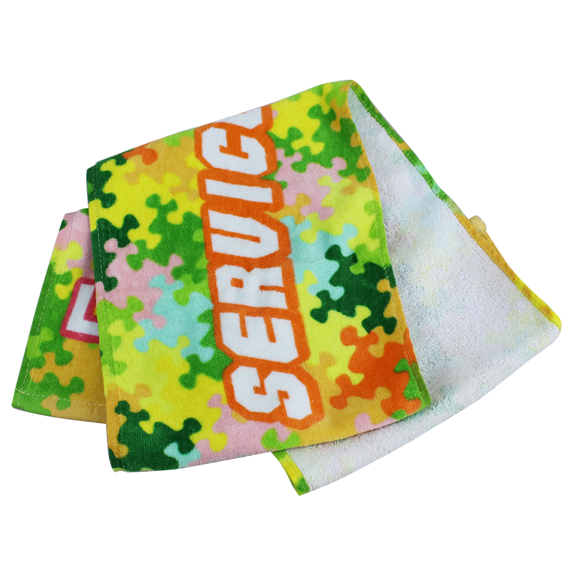 Cut Pile Reactive Printing sport towel