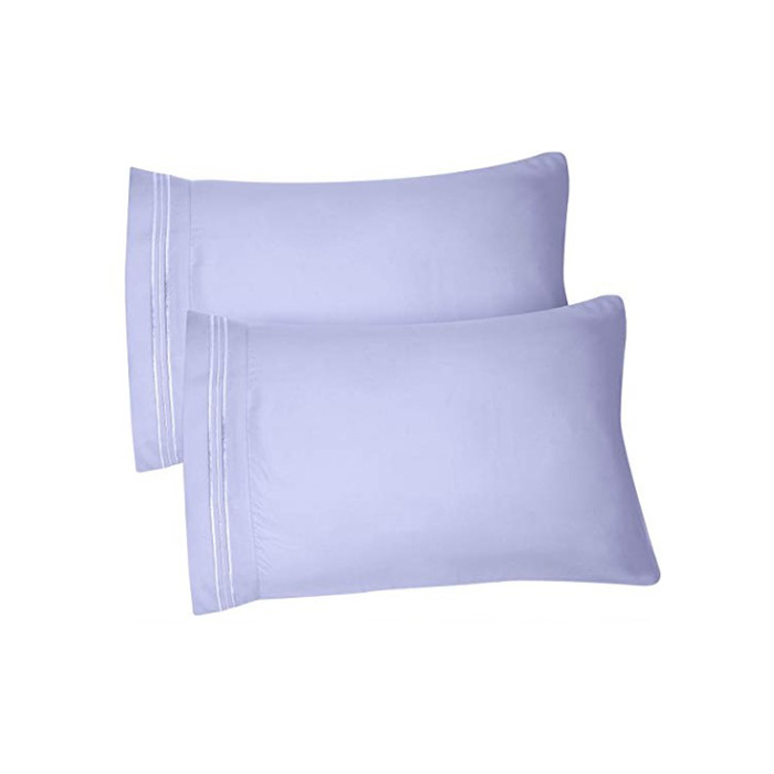 100% polyester high quality solid anti-bacteria breathable pillowcase