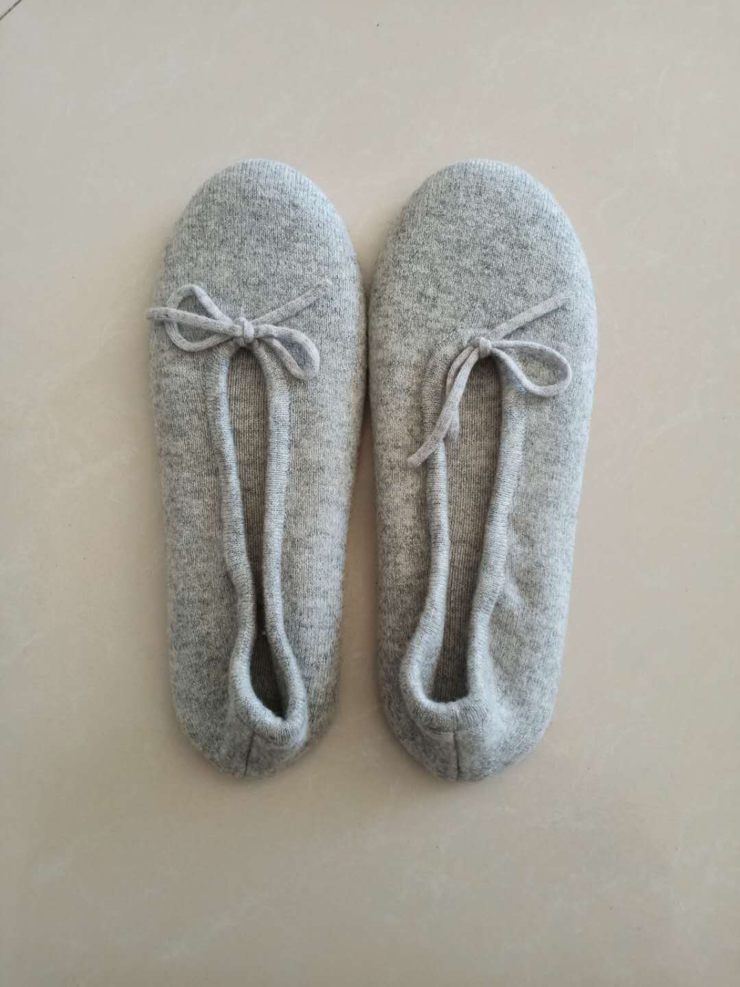 Cashmere shoes