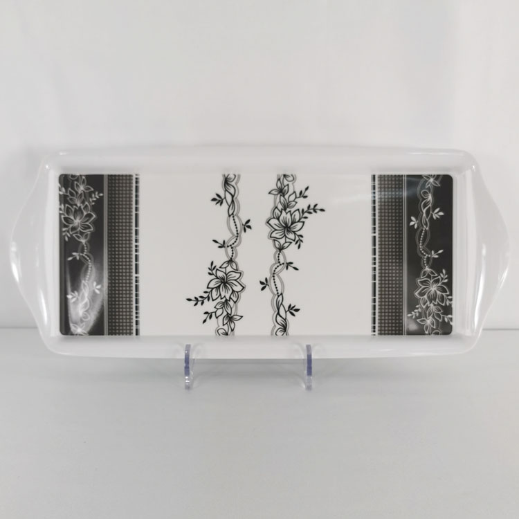 Melamine handle tray