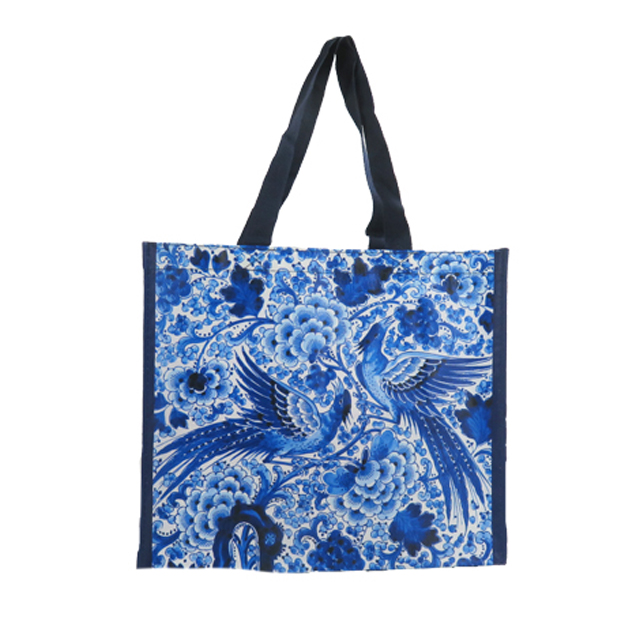 Women Fashion PP Woven Grocery Eco Friendly Carry Bags For Shopping