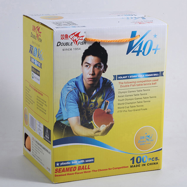 Double Fish V40+ 1 star table tennis ball 100pcs