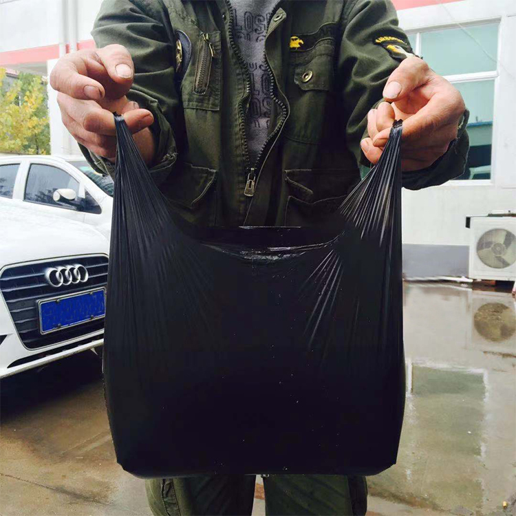 Plastic garbage bag