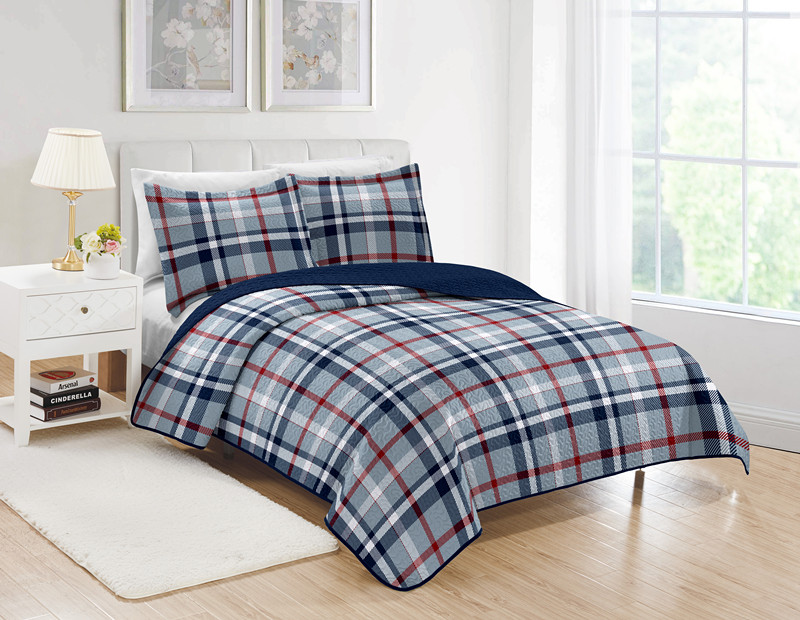 light blue down and down alternative filling comforter