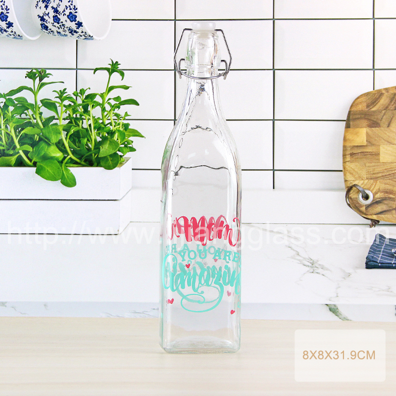 glass bottle