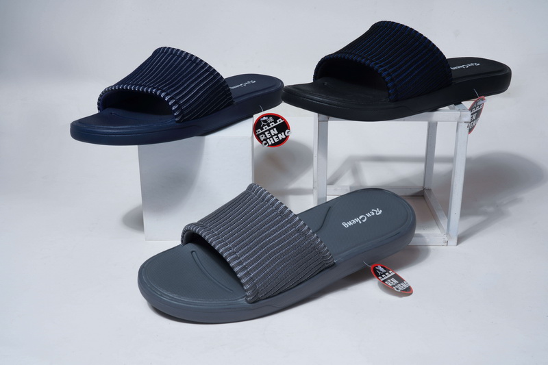 Men's Eva Casual Slippers With Elastic Textile Upper