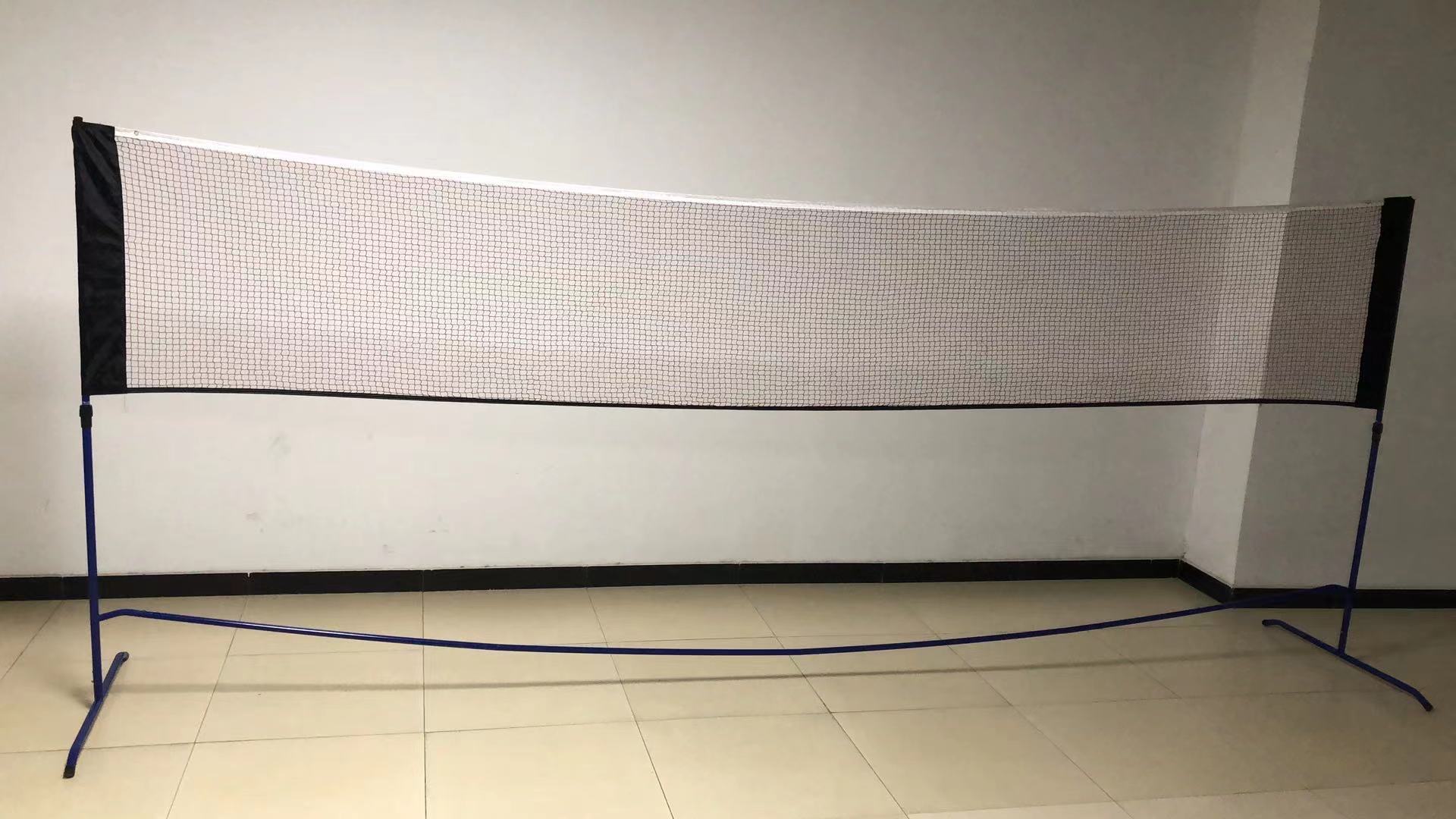 Portable tennis badminton net