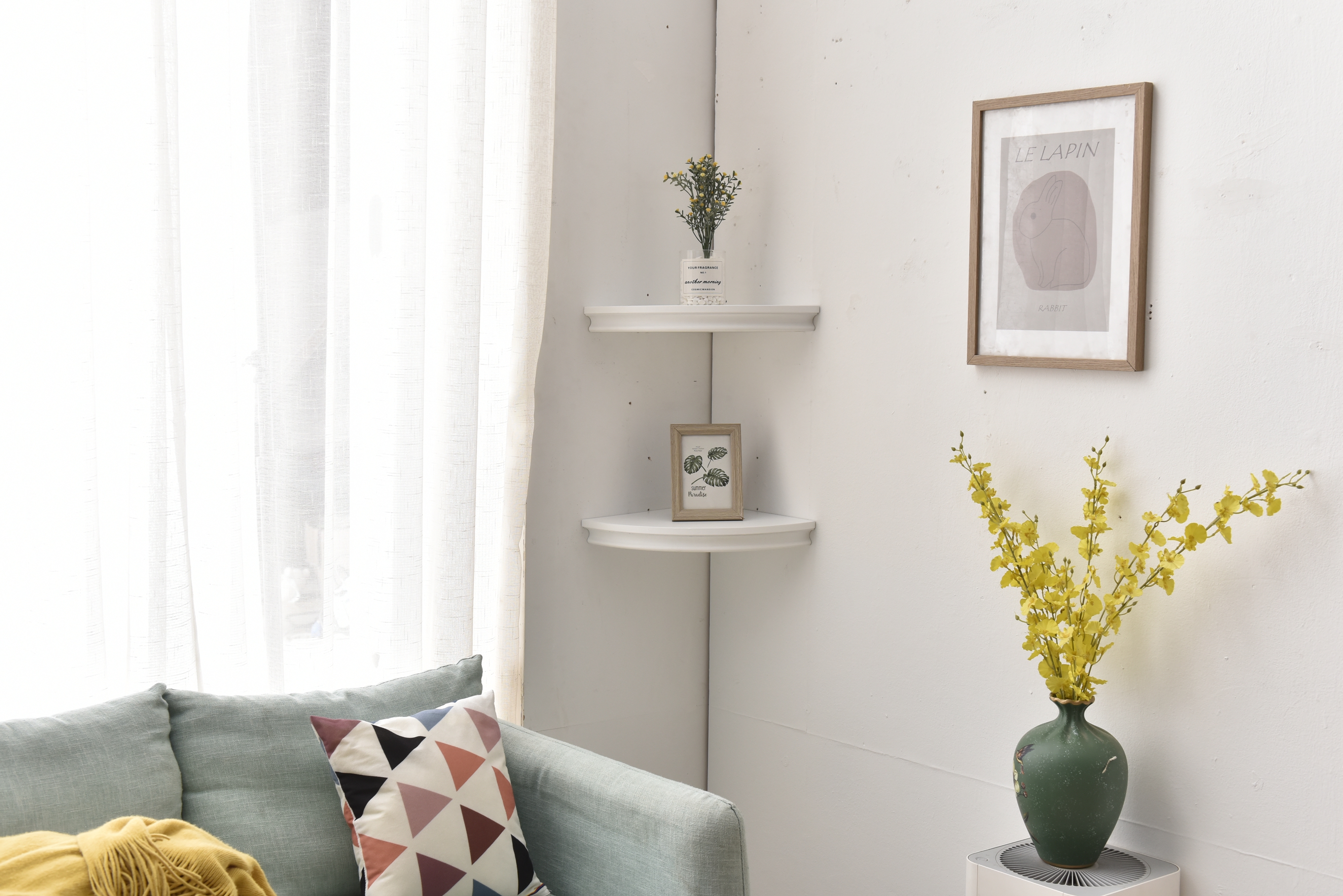 Corbac round front 2pcs/set In MDF with painted