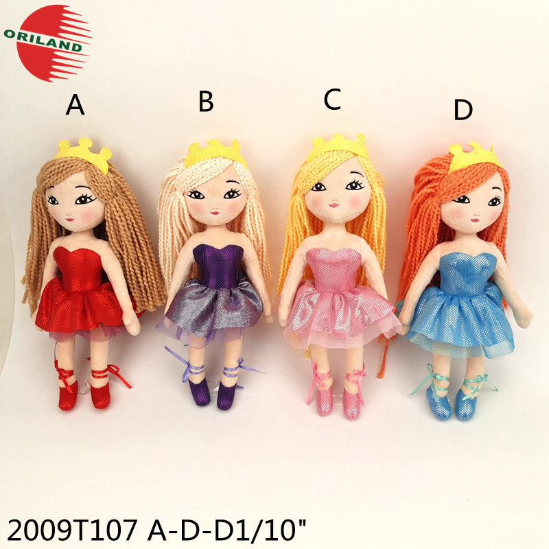 Plush princess dolls for girls cute girl dolls plush doll custom supplier