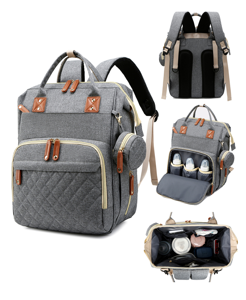 Multi Purpose Diaper Bag With Portable Changing Pad