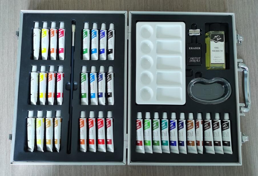 As-47a 47pcs Aluminium/ABS Case Art Set