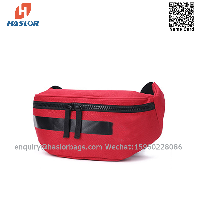 013#A New Design Street Style Fashional Waist Bag With Adjustable Belt Waterproof Sports Fanny Bag