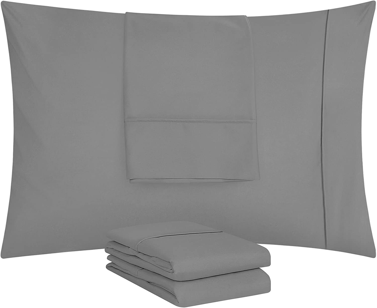 100% polyester high quality solid Easy Care Soft Brushed basics pillowcase