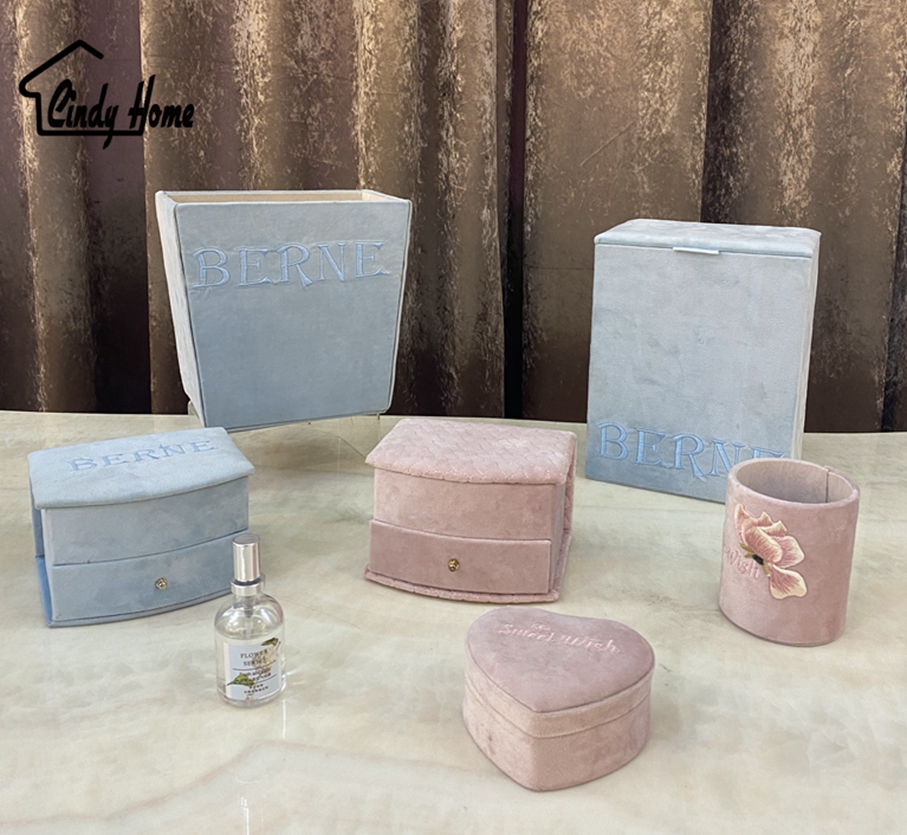 Velvet Jewelry Box