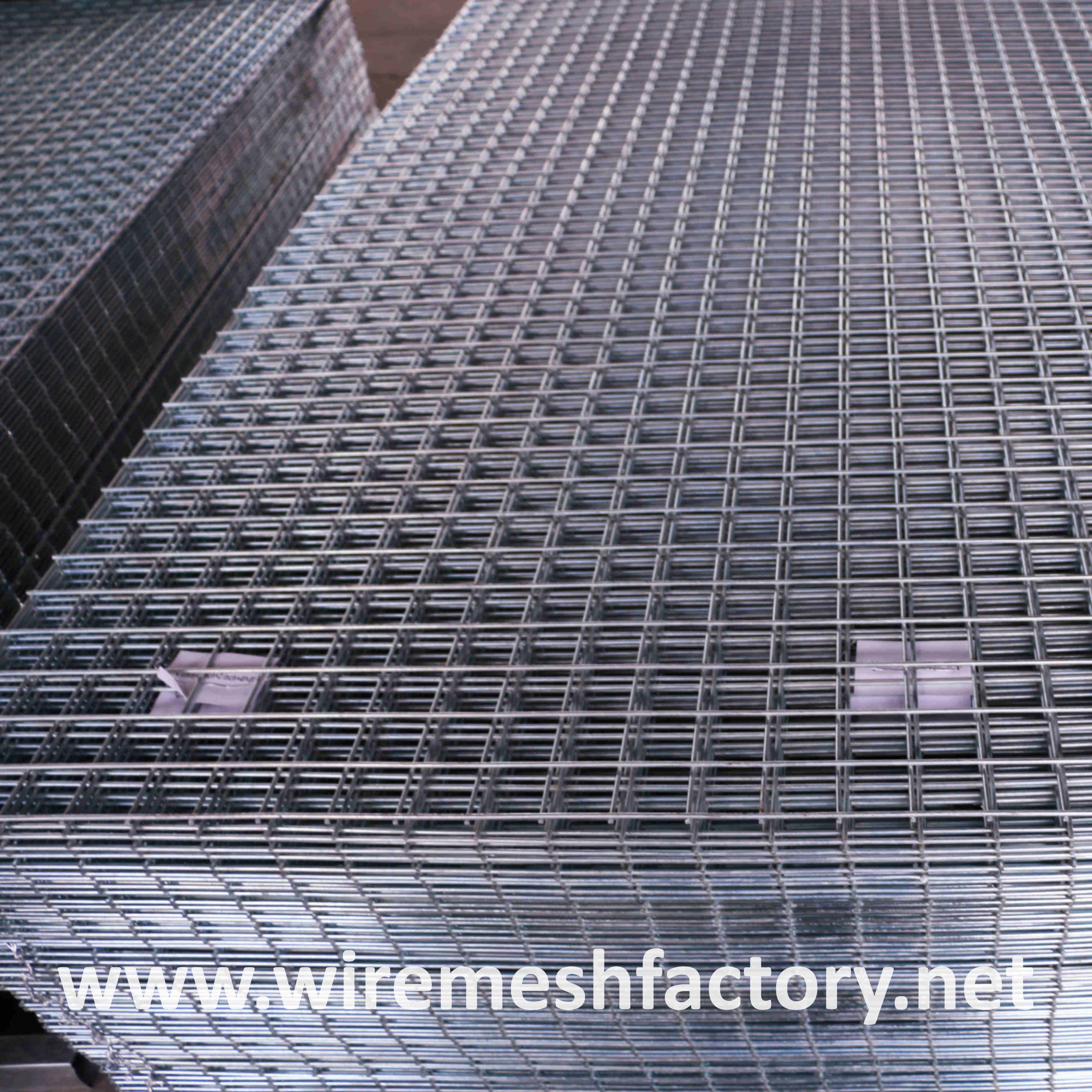 Electro galvanized after welding welded wire mesh panel
