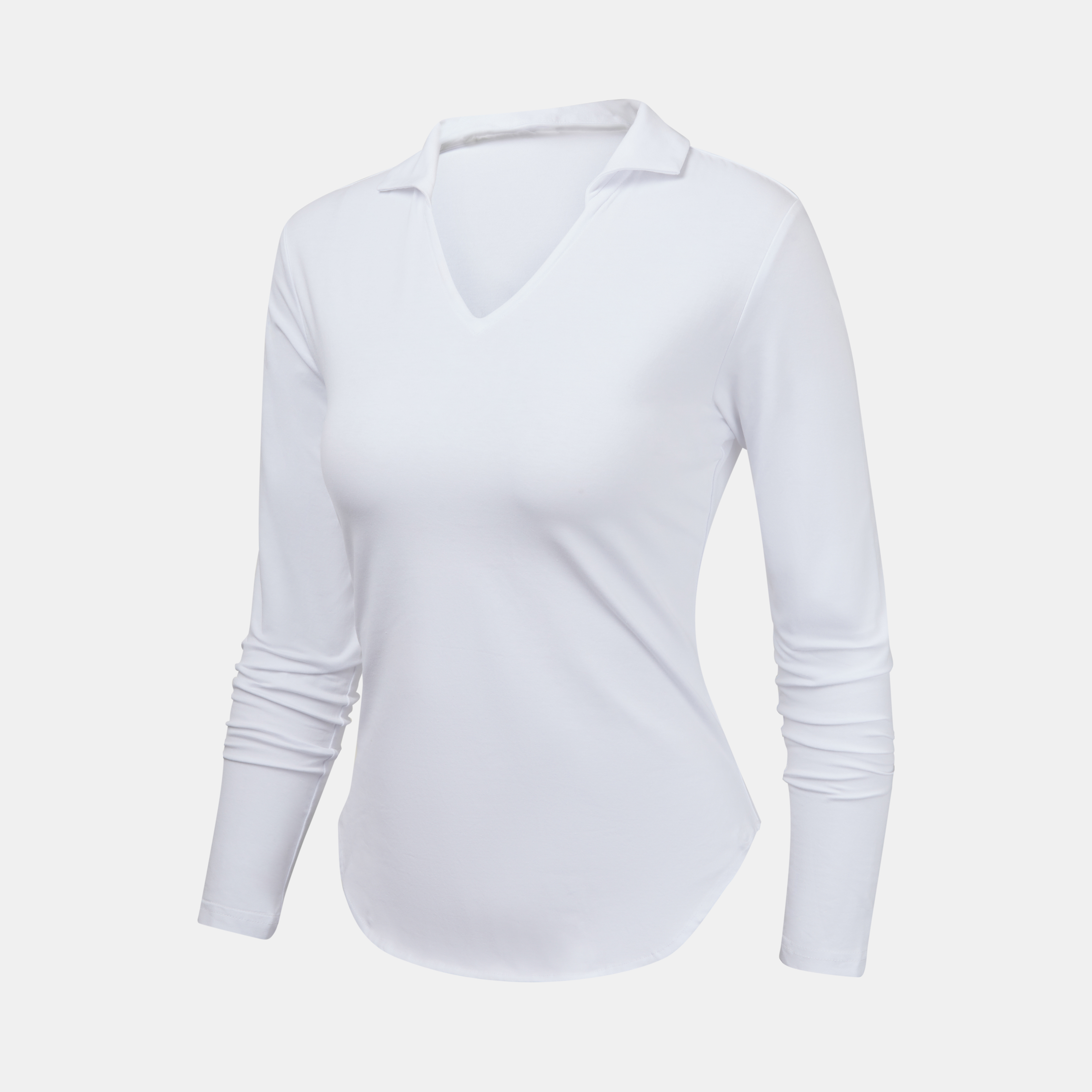 summer/spring women's cotton/spandex home wear fast dry/touch cool knit ls tee