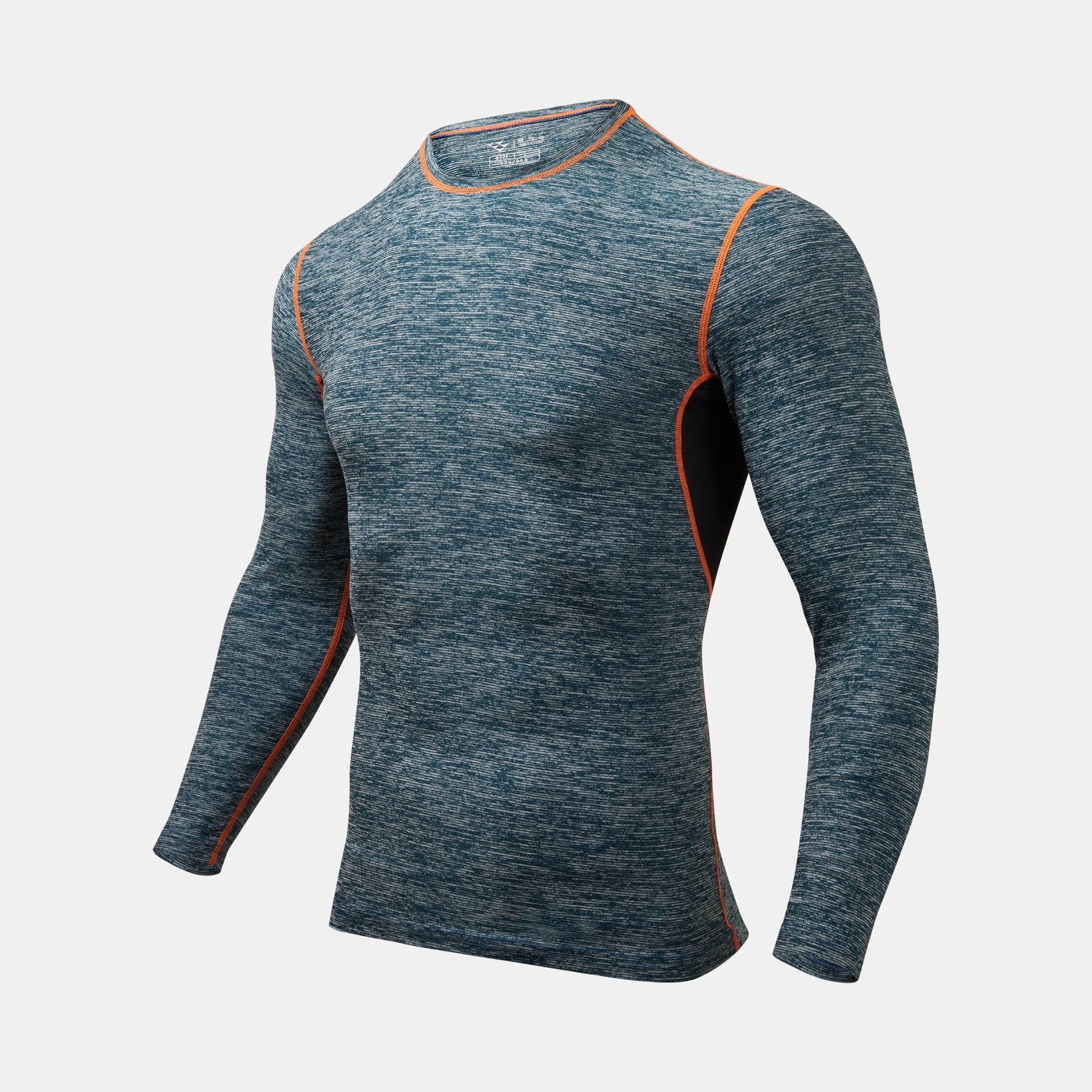 Summer/autumn men's knit crew neck ls tee for outdoor sports/workwear