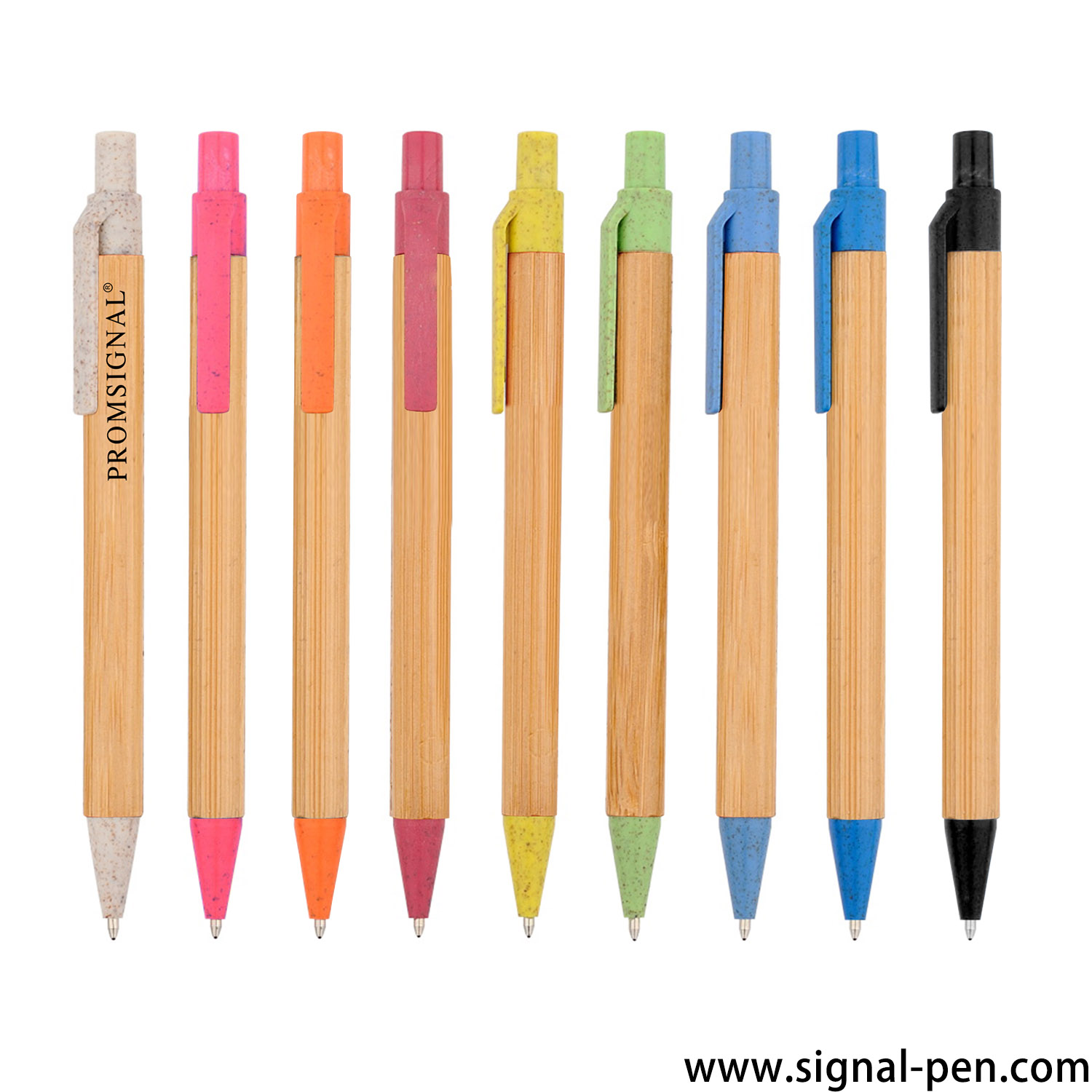 Ball pen Promotional pen Wheat straw ECO penE14841 BAMBOO