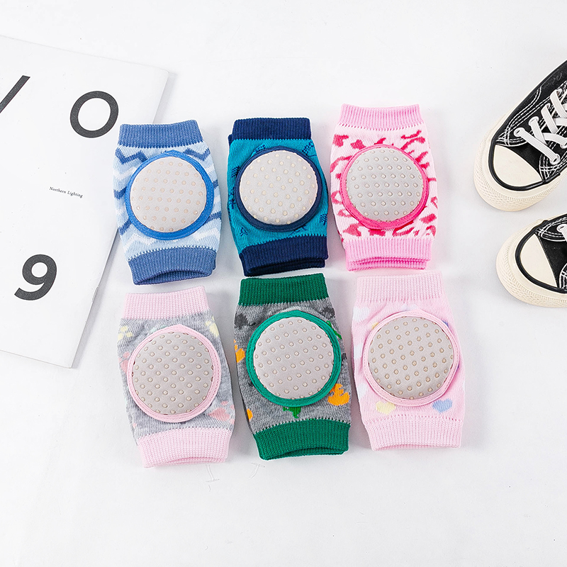 Anti-slip knee pads for babies, breathable baby crawling knee pads for baby protection with cartoon pattern