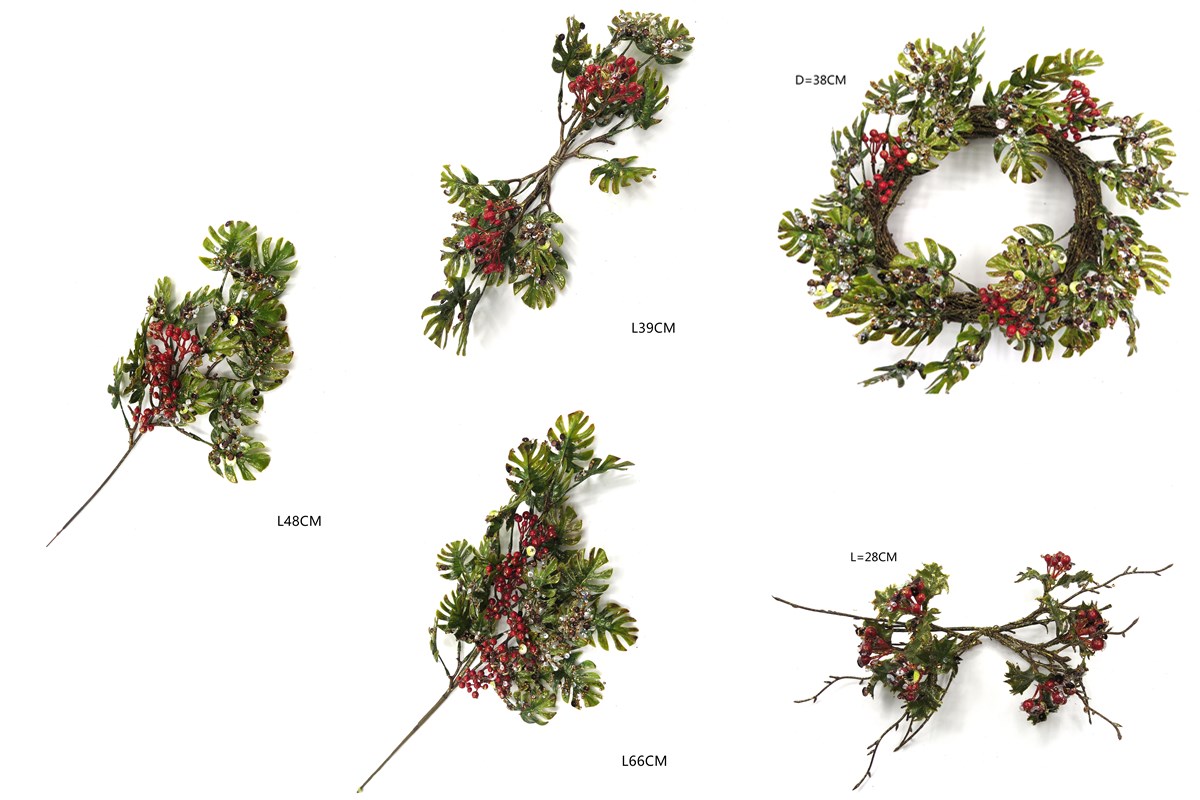 Artificial decoration, ornaments, christmas, wreath, garland, pick