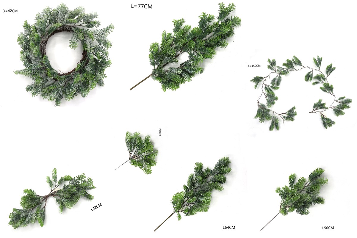 Artificial decoration, ornaments, christmas, wreath, garland, pick