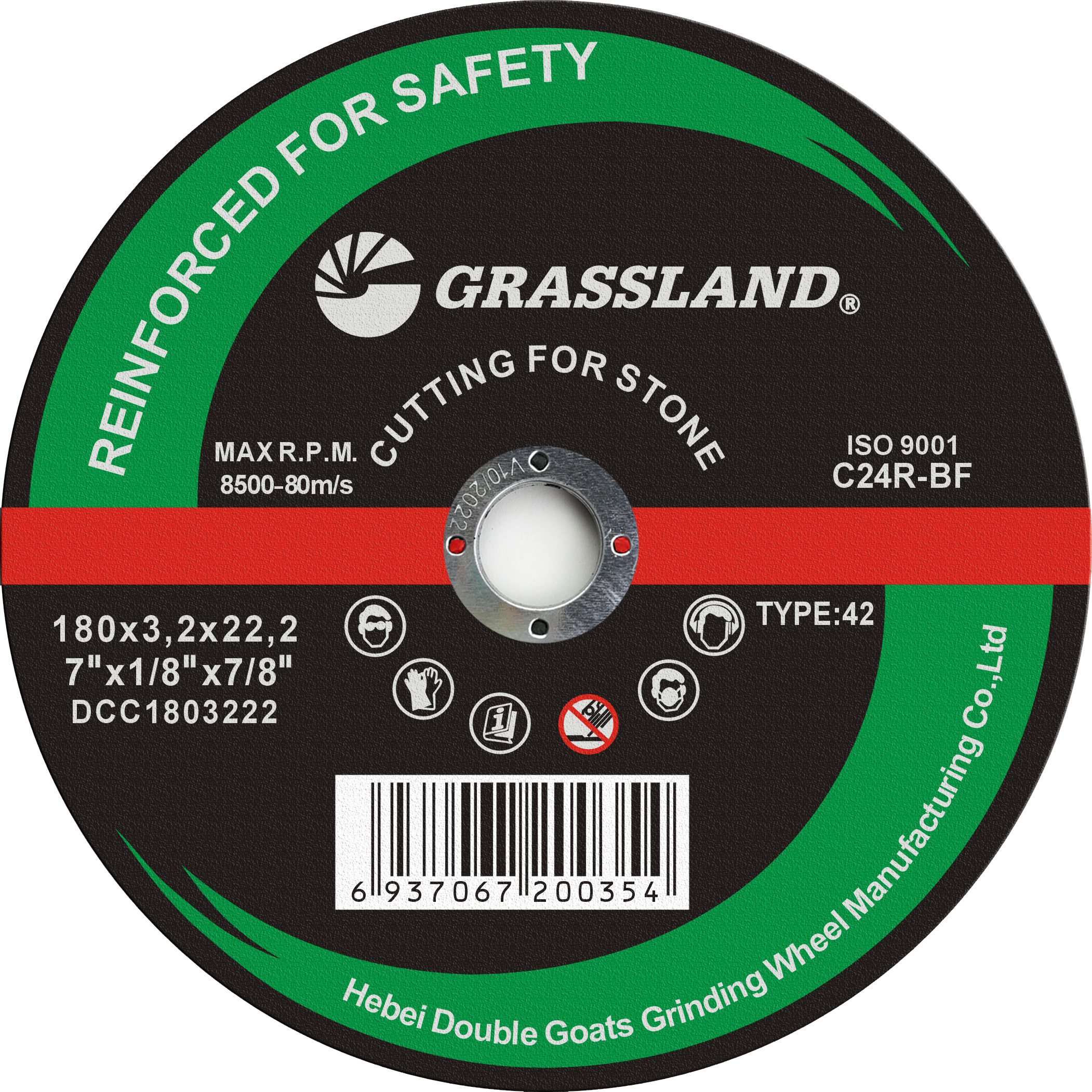 Grinding disc for metal