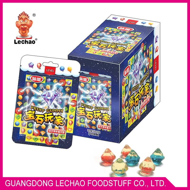 Diamond gummy candy