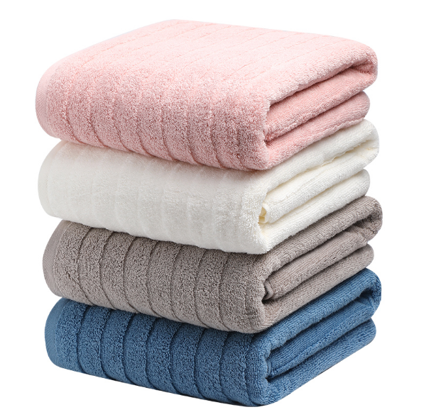 high quality 100% cotton solid color soft absorbent bath towel