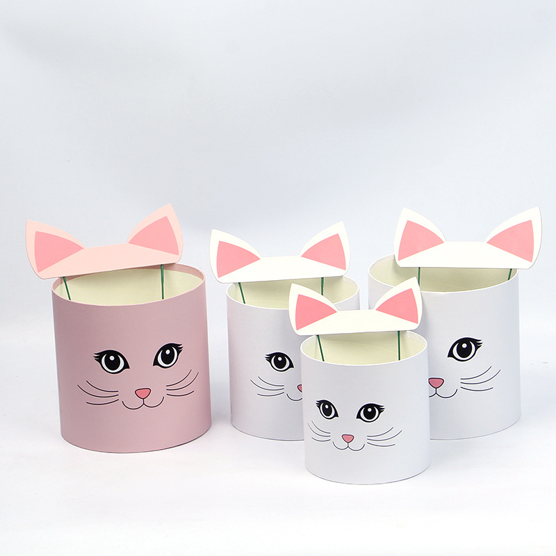Cat flower box set