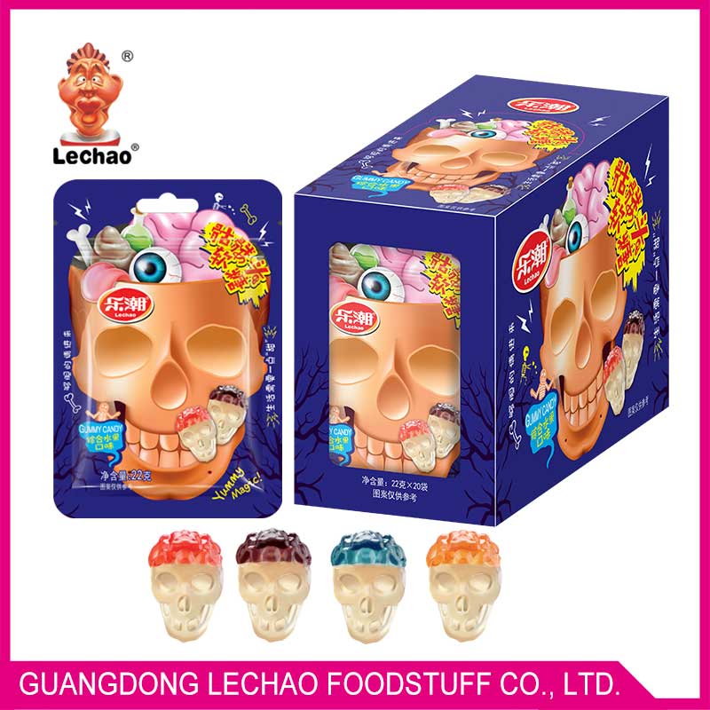 Skull gummy candy