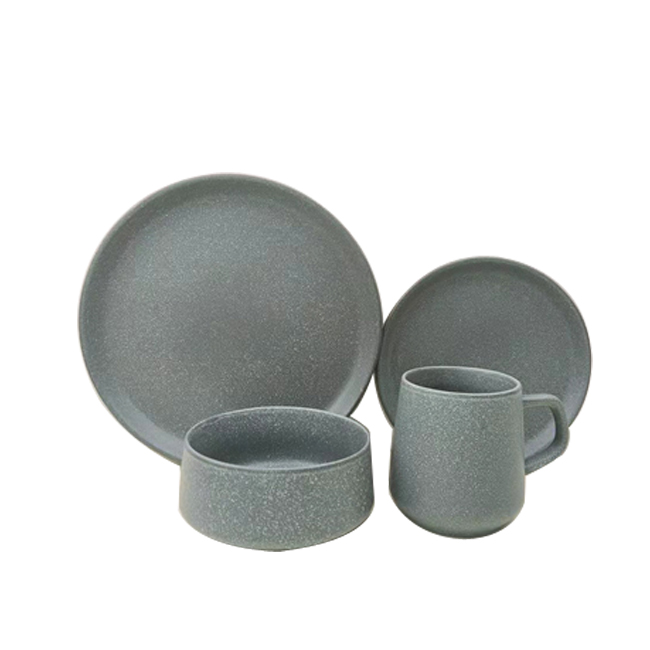 Solid glaze 16 piece dinnerware sets