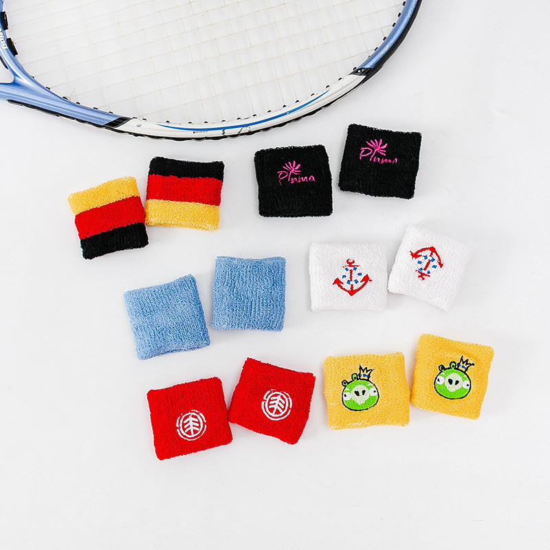 Cotton Terry Sweatbands Wristbands Strong Sweat Absorption Customize Wristbands From OEM Factory