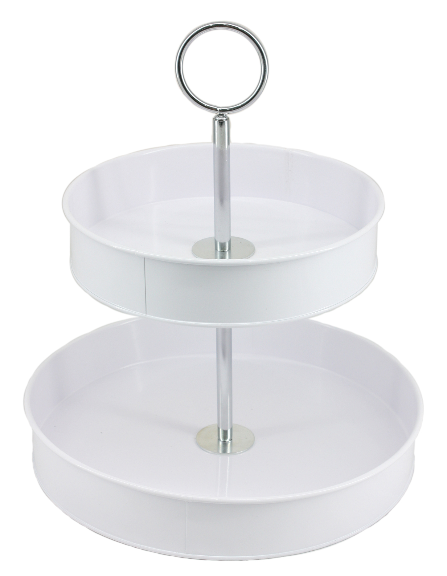 2-tier cake serving stand