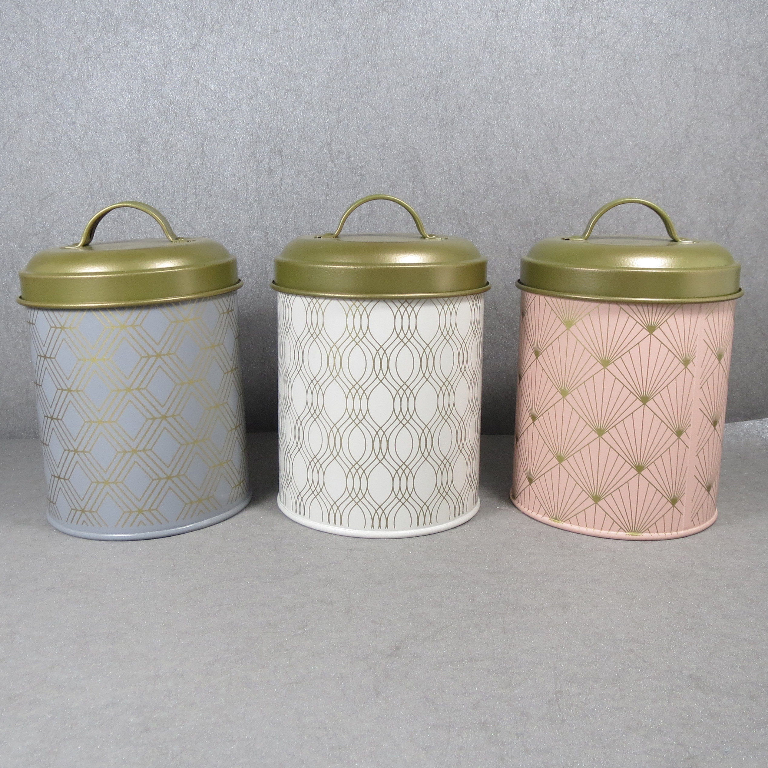 Storage Container Jars with Bamboo Lids