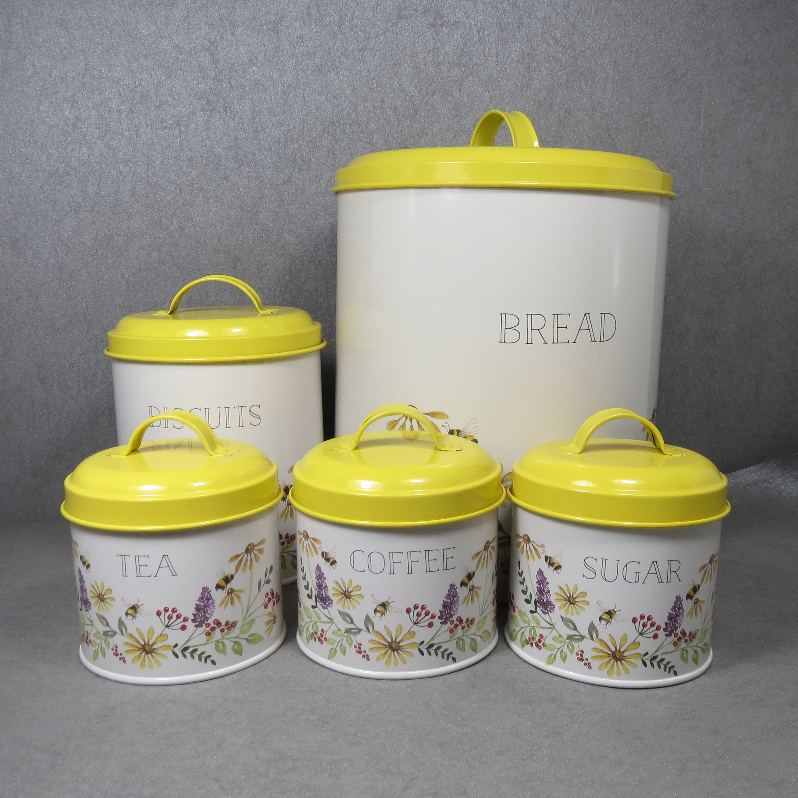Storage Container Jars with Bamboo Lids