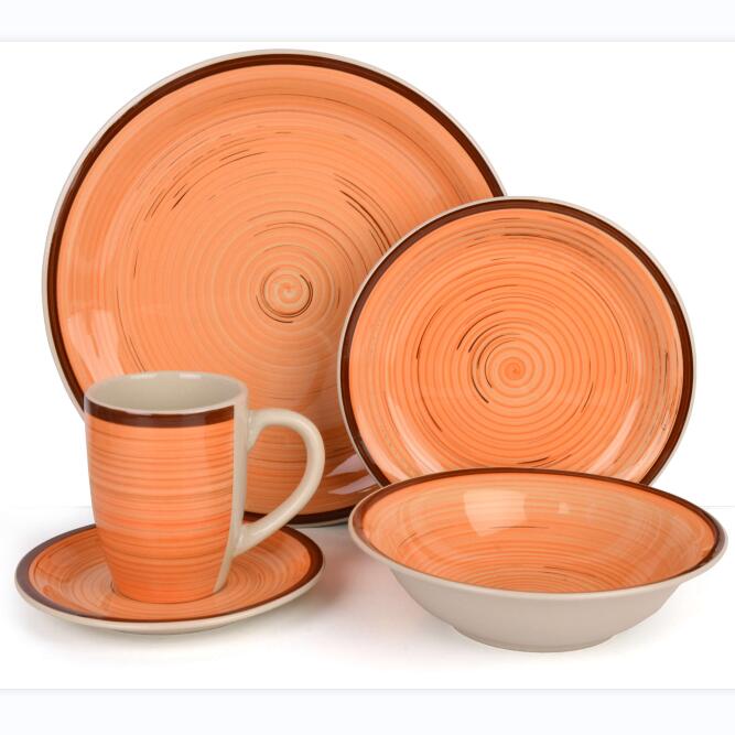 Hand Painted Ceramic 16pcs Dinner Set