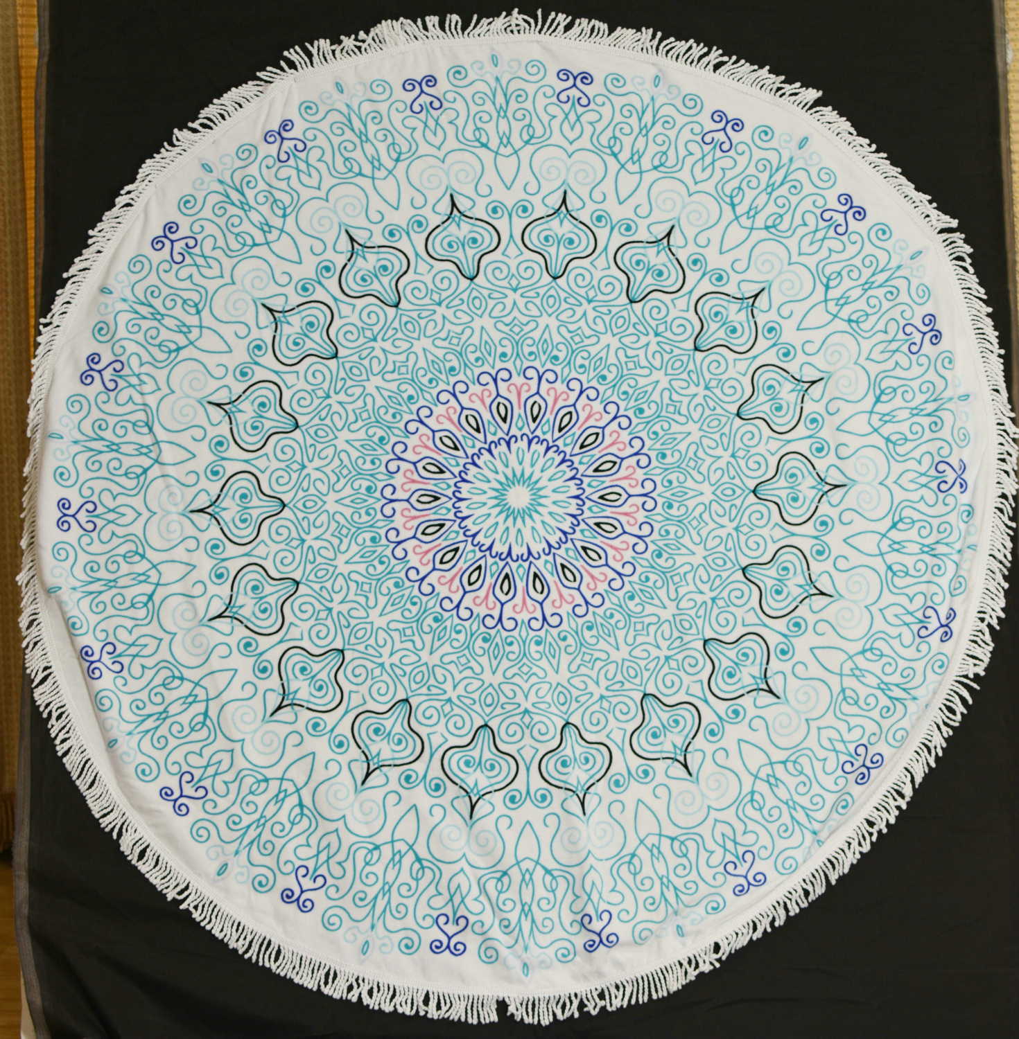 Towel with Fringe Trim