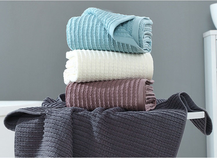 high quality 100% cotton solid color soft absorbent bath towel
