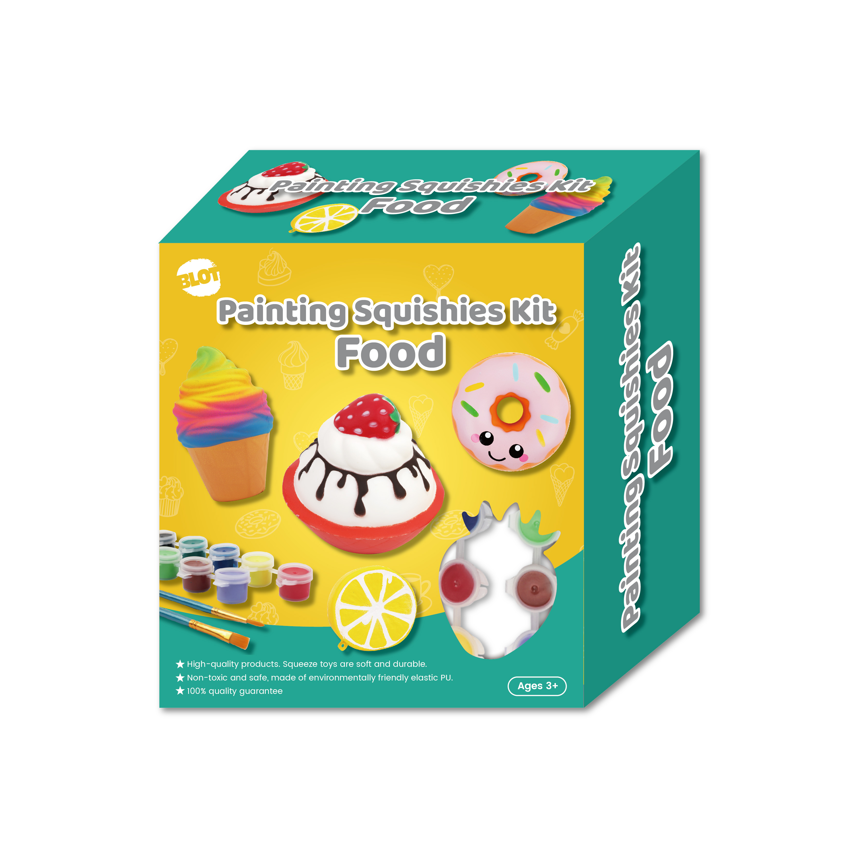 Painting Squishies Kit：Food