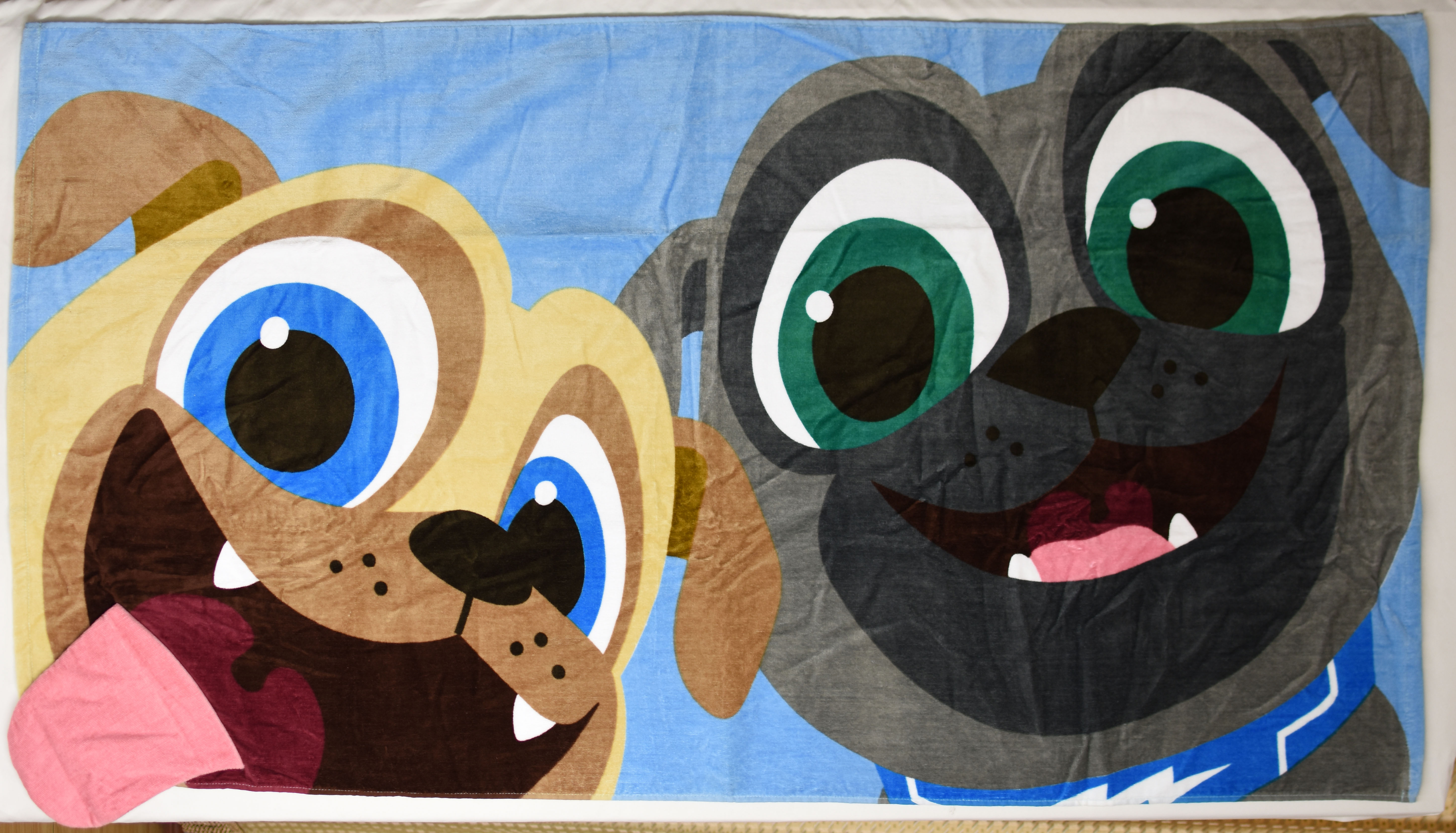 Appliqué Embellished Printing Towel