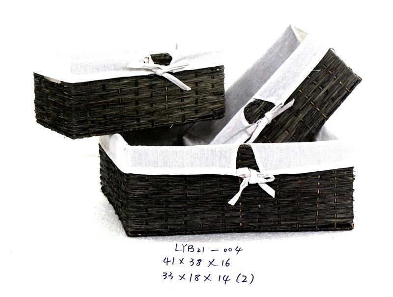 rattan woven storage basket
