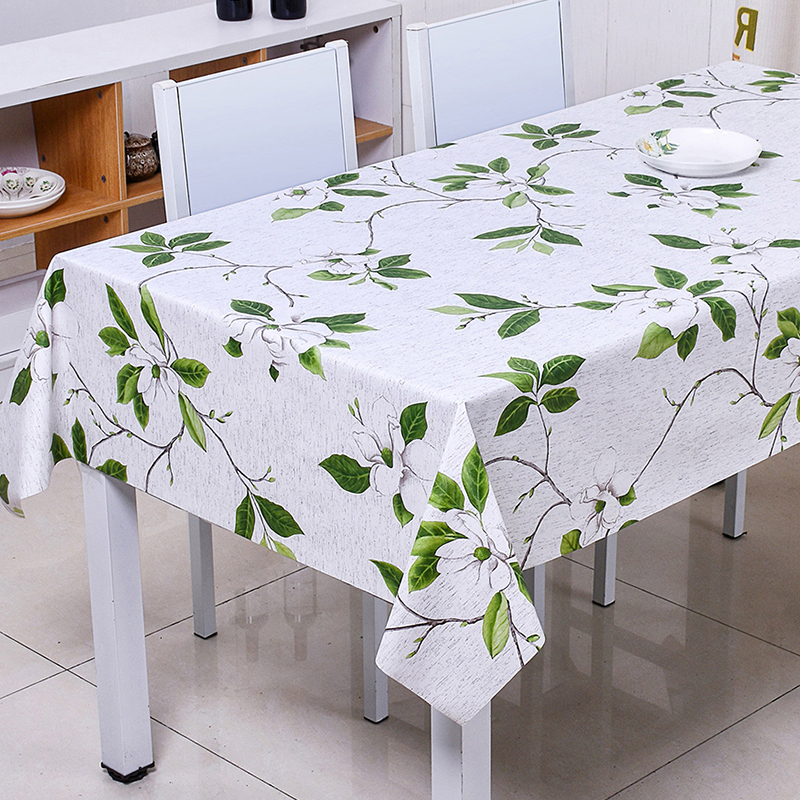 Watercolor printed tablecloth